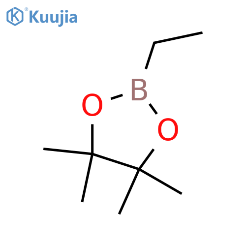 2-Ethyl-4,4,5,5-tetramethyl-1,3,2-dioxaborolane structure