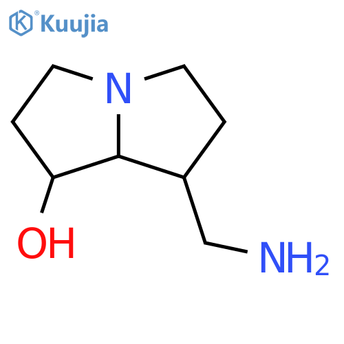 1H-Pyrrolizin-1-ol, 7-(aminomethyl)hexahydro- (9CI) structure