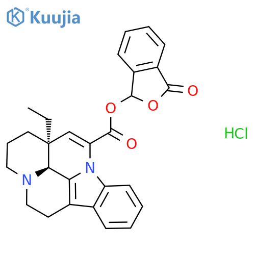 Apovincaminic acid phthalidyl ester hydrochloride structure