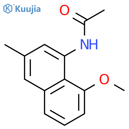 ACETAMIDE, N-(8-METHOXY-3-METHYL-1-NAPHTHALENYL)- structure