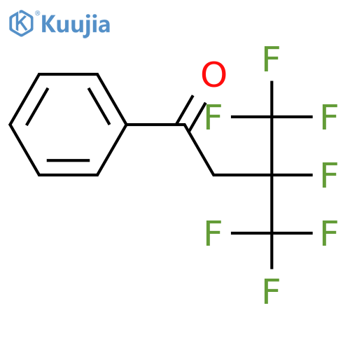 1-BUTANONE, 3,4,4,4-TETRAFLUORO-1-PHENYL-3-(TRIFLUOROMETHYL)- structure