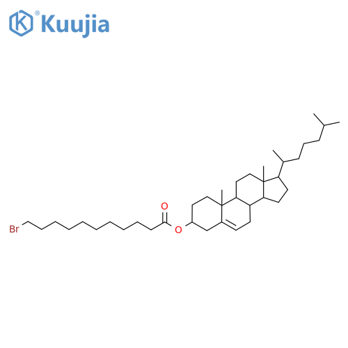 [10,13-Dimethyl-17-(6-methylheptan-2-yl)-2,3,4,7,8,9,11,12,14,15,16,17-dodecahydro-1H-cyclopenta[a]phenanthren-3-yl] 11-bromoundecanoate structure