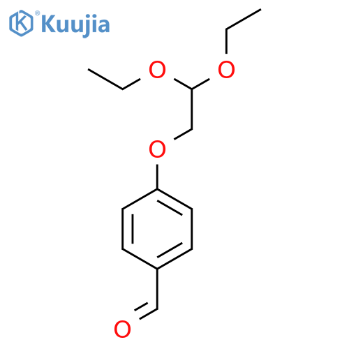 Benzaldehyde, 4-(2,2-diethoxyethoxy)- structure