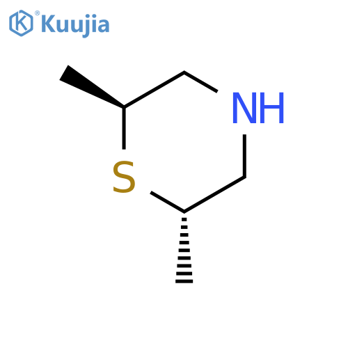 Thiomorpholine, 2,6-dimethyl-, trans- structure