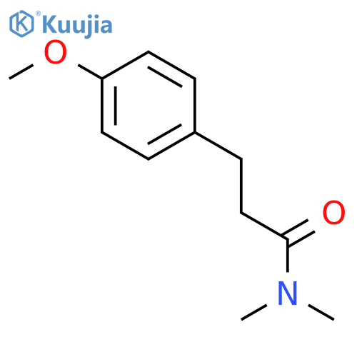 3-(4-methoxyphenyl)-N,N-dimethylpropanamide structure