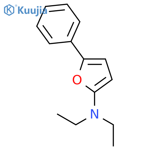 2-Furanamine, N,N-diethyl-5-phenyl- structure