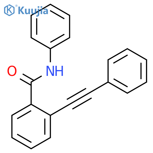 BENZAMIDE, N-PHENYL-2-(PHENYLETHYNYL)- structure