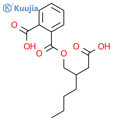 Mono2-(carboxymethyl)hexyl Phthalate structure