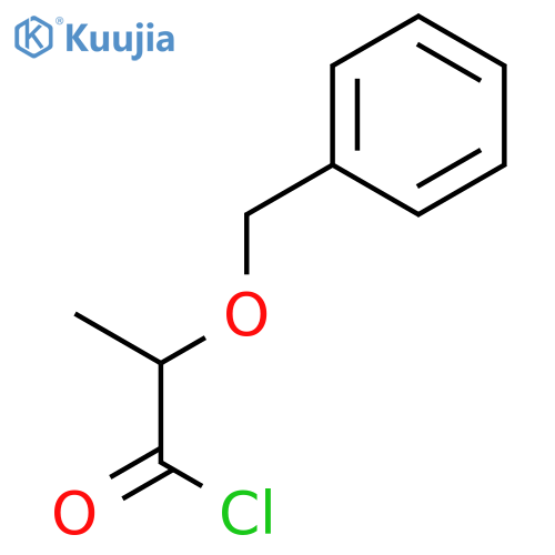Propanoyl chloride, 2-(phenylmethoxy)-, (2R)- structure
