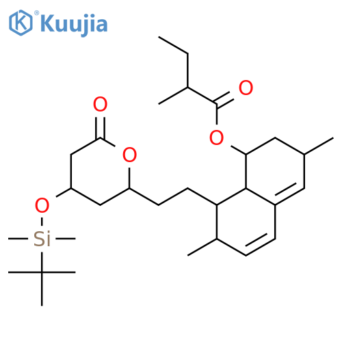 4-O-tert-Butyldimethylsilyl Epi Lovastatin structure