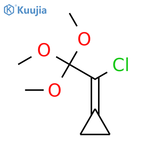 (1-Chloro-2,2,2-trimethoxyethylidene)cyclopropane structure