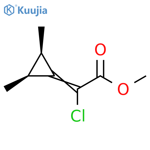 Acetic acid, chloro(2,3-dimethylcyclopropylidene)-, methyl ester, cis- structure