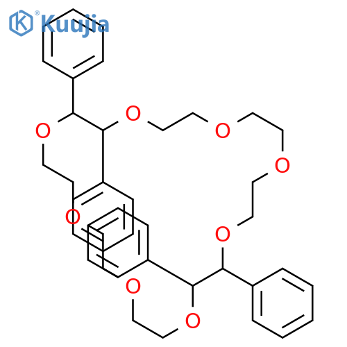 1,4,7,10,13,16,19,22-OCTAOXACYCLOTETRACOSANE, 2,3,14,15-TETRAPHENYL- structure