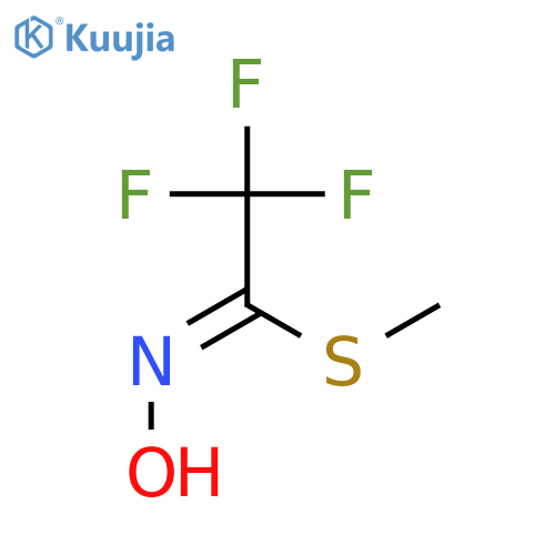 Ethanimidothioic acid, 2,2,2-trifluoro-N-hydroxy-, methyl ester, (Z)- structure