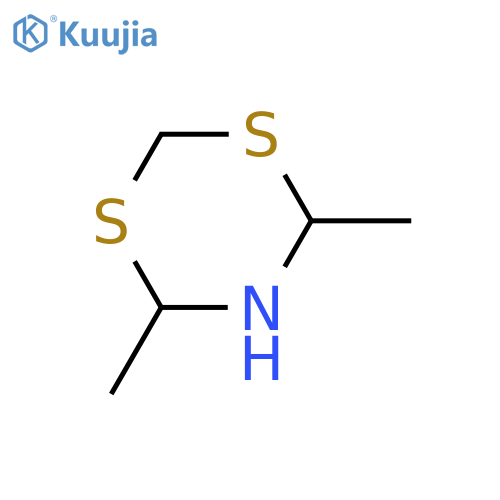 Dihydro-4,6-dimethyl-4H-1,3,5-dithiazine; (3R*,5S*)-form structure