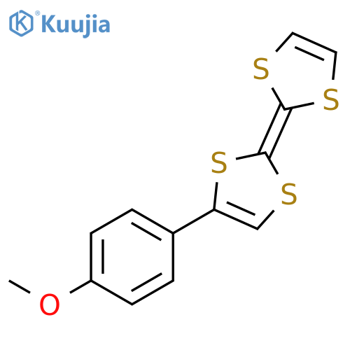 1,3-Dithiole, 2-(1,3-dithiol-2-ylidene)-4-(4-methoxyphenyl)- structure