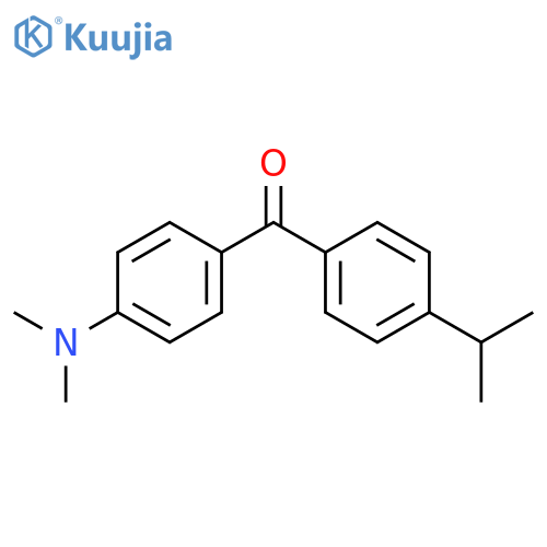 [4-(Dimethylamino)phenyl][4-(propan-2-yl)phenyl]methanone structure