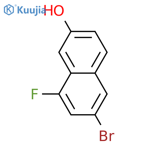 6-Bromo-8-fluoronaphthalen-2-ol structure
