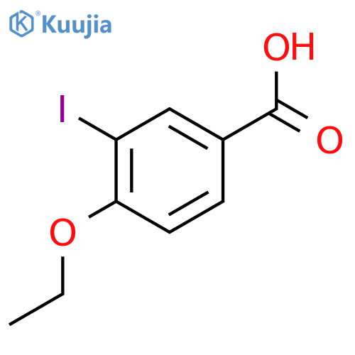 4-Ethoxy-3-iodobenzoic acid structure