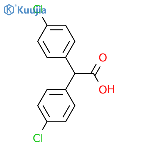 Bis(4-chlorophenyl)acetic Acid structure