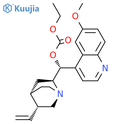 Cinchonan-9-ol,6'-methoxy-, 9-(ethyl carbonate), (8a,9R)- structure