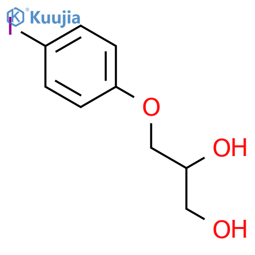1,2-Propanediol, 3-(4-iodophenoxy)- structure