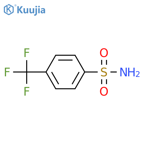 4-(trifluoromethyl)benzene-1-sulfonamide structure