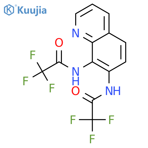 Acetamide, N,N'-7,8-quinolinediylbis[2,2,2-trifluoro- structure