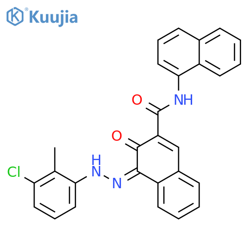 2-Naphthalenecarboxamide,4-[2-(3-chloro-2-methylphenyl)diazenyl]-3-hydroxy-N-1-naphthalenyl- structure
