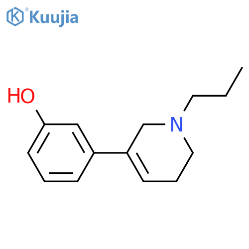 Phenol, 3-(1,2,5,6-tetrahydro-1-propyl-3-pyridinyl)- structure