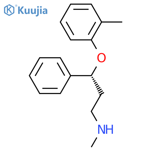 methyl(3R)-3-(2-methylphenoxy)-3-phenylpropylamine structure