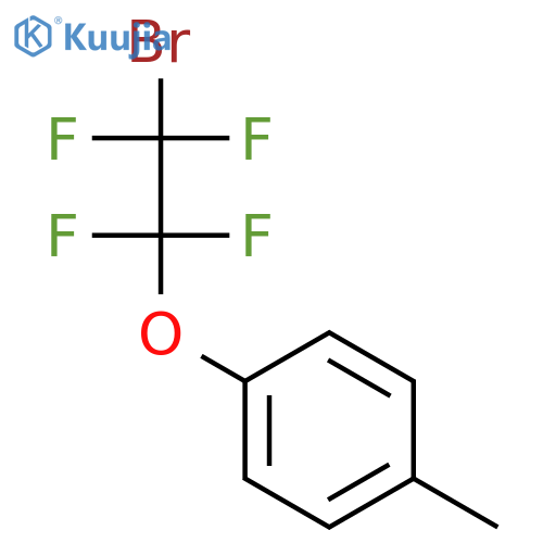 Benzene, 1-(2-bromo-1,1,2,2-tetrafluoroethoxy)-4-methyl- structure