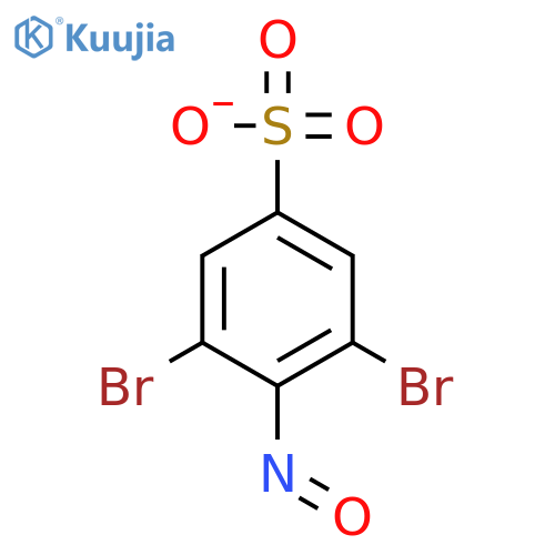 Benzenesulfonic acid,3,5-dibromo-4-nitroso- structure