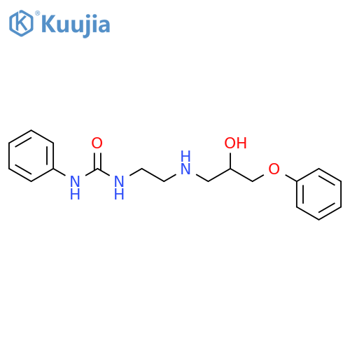 Urea, N-[2-[(2-hydroxy-3-phenoxypropyl)amino]ethyl]-N'-phenyl- structure