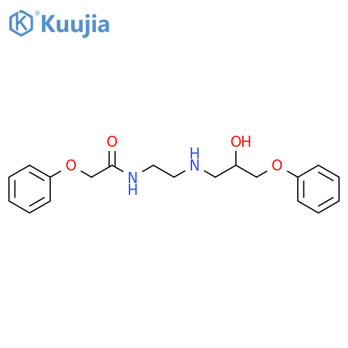 ACETAMIDE, N-[2-[(2-HYDROXY-3-PHENOXYPROPYL)AMINO]ETHYL]-2-PHENOXY- structure