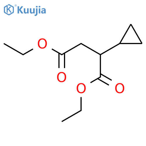 Butanedioic acid, cyclopropyl-, diethyl ester structure