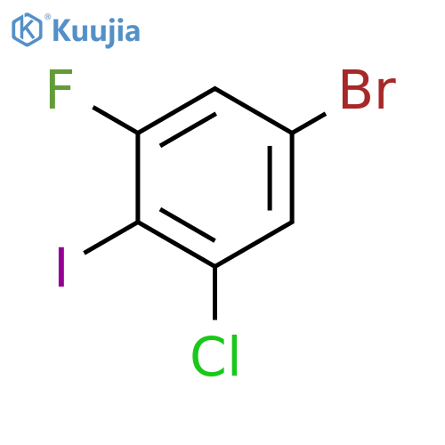 5-Bromo-1-chloro-3-fluoro-2-iodobenzene structure