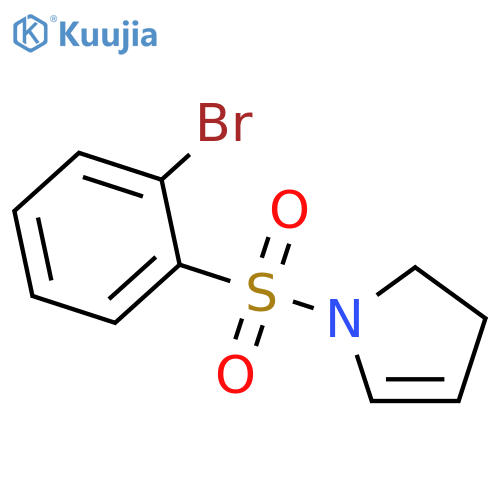 1H-Pyrrole, 1-[(2-bromophenyl)sulfonyl]-2,3-dihydro- structure