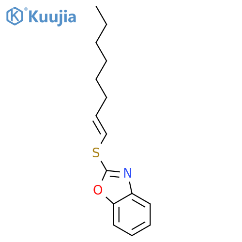 Benzoxazole, 2-[(1E)-1-octenylthio]- structure