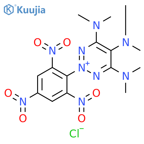 1,2,3-Triazinium, 4,5,6-tris(dimethylamino)-2-(2,4,6-trinitrophenyl)-, chloride (1:1) structure