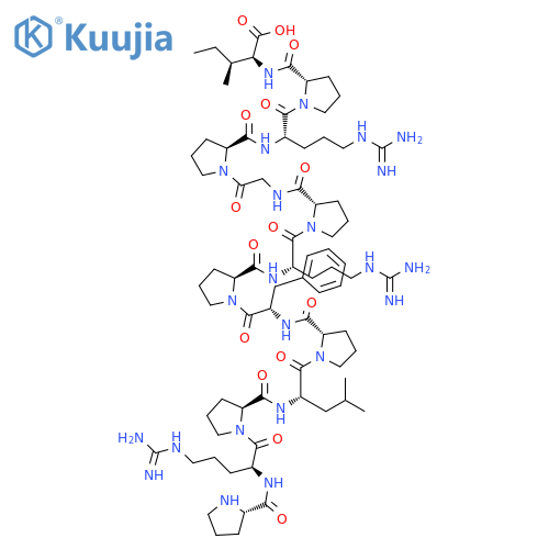 L-Isoleucine,L-prolyl-L-arginyl-L-prolyl-L-leucyl-L-prolyl-L-phenylalanyl-L-prolyl-L-arginyl-L-prolylglycyl-L-prolyl-L-arginyl-L-prolyl- structure