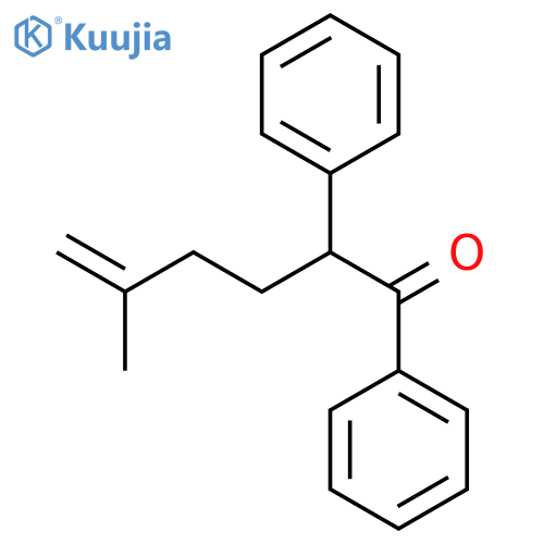 5-Hexen-1-one, 5-methyl-1,2-diphenyl- structure