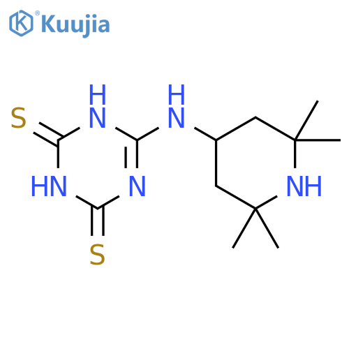 1,3,5-Triazine-2,4(1H,3H)-dithione, 6-[(2,2,6,6-tetramethyl-4-piperidinyl)amino]- structure