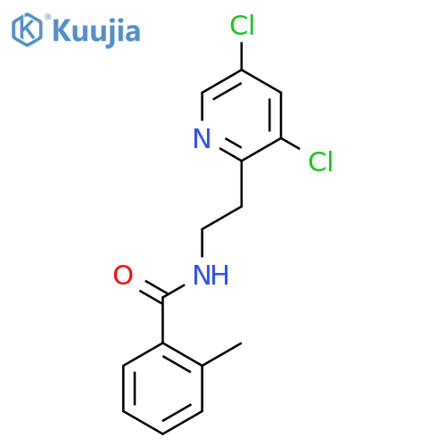 Benzamide, N-[2-(3,5-dichloro-2-pyridinyl)ethyl]-2-methyl- structure
