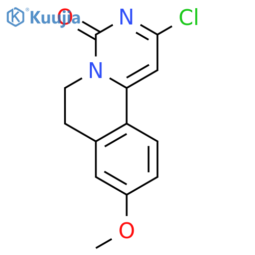 4H-PYRIMIDO[6,1-A]ISOQUINOLIN-4-ONE, 2-CHLORO-6,7-DIHYDRO-9-METHOXY- structure