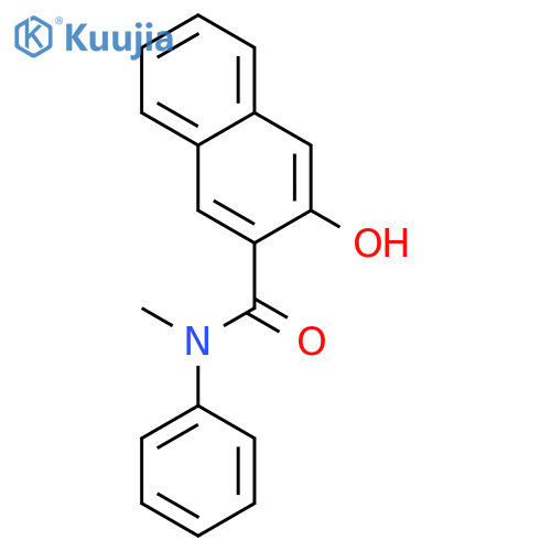 3-Hydroxy-N-methyl-N-phenylnaphthalene-2-carboxamide structure