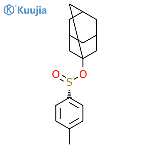 Benzenesulfinic acid, 4-methyl-, tricyclo[3.3.1.13,7]dec-1-yl ester, (R)- structure