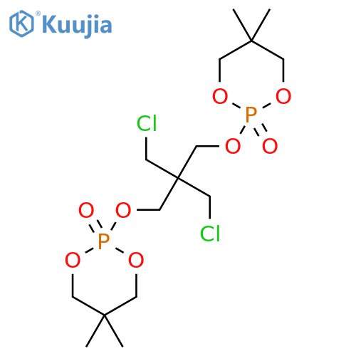 2-[2,2-Bis(chloromethyl)-3-[(5,5-dimethyl-2-oxo-1,3,2lambda5-dioxaphosphinan-2-yl)oxy]propoxy]-5,5-dimethyl-1,3,2lambda5-dioxaphosphinane 2-oxide structure