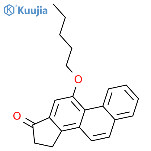 11-(pentyloxy)gona-1(10),2,4,6,8(14),9(11),12-heptaen-17-one structure