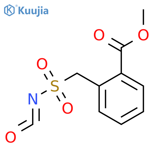methyl 2-(isocyanatosulfonylmethyl)benzoate structure
